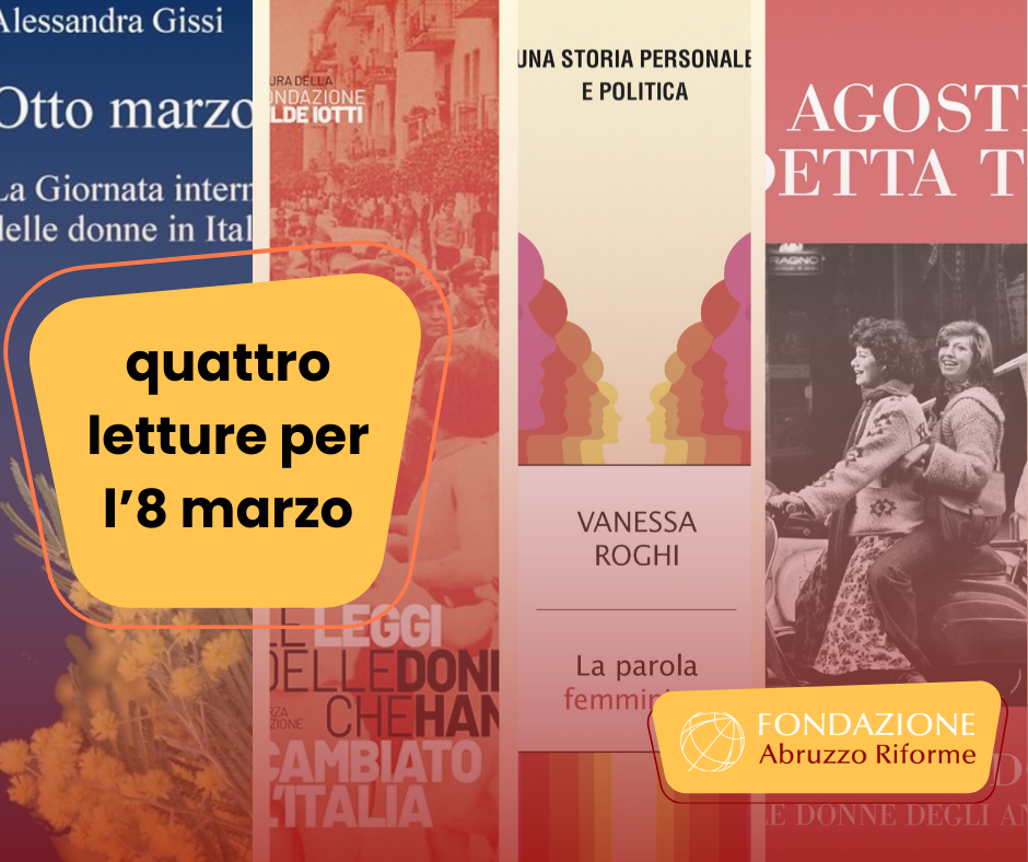 Quattro libri per l'8 marzo